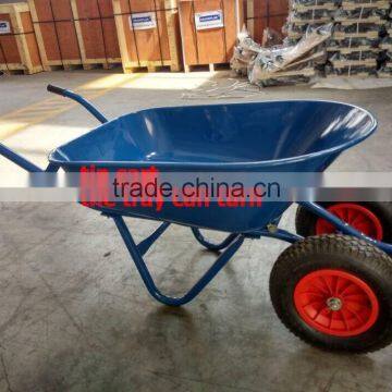 100L Two Wheels Tip Wheelbarrow photo-3