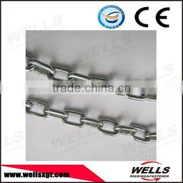 Galvanized Steel Welded DIN766 Link Chain photo-3