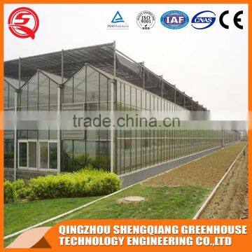 Agriculture Glass Greenhouse With Hot Dip Galvanized Frame for Sale photo-4
