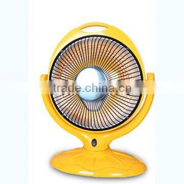 2014 new design energy saving electric heater fan with carbon tube heating for Korea market