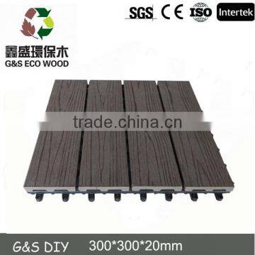 Wood Plastic Composite Non-slip Wpc Diy Flooring