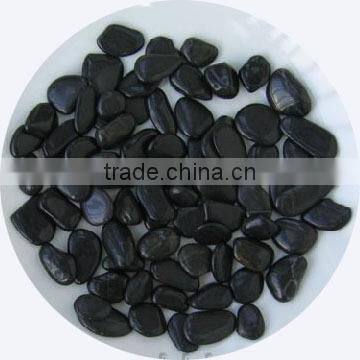 Black Polished Gravel Pebble Stone photo-5