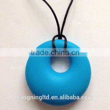 Silicone Baby Teething Necklace&Silicone Autism Chewing Sensory Pendant&Silicone Baby Chewing Necklaces photo-3