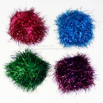 Jumbo glitter pompom for decoration