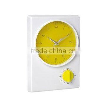 Ordinary Cheap Plastic Table Clock With Timer photo-2