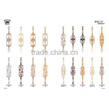 Luxury Design Indoor Color Coated Aluminum Stair Balustrade photo-6