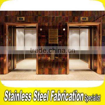 Shopping Mall Elevator Decoration Stainless Steel Elevator Door Panel on Sale