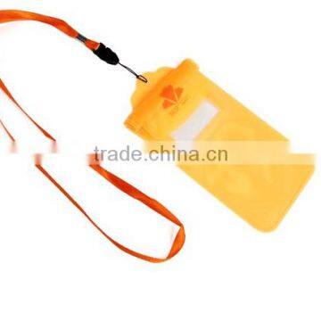 custom PVC smartphone bag with lanyard