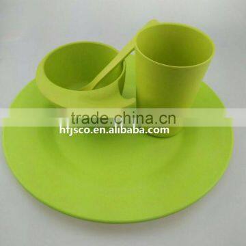 Low Price Best Design Traditional Bamboo Fiber Dinner Set photo-2
