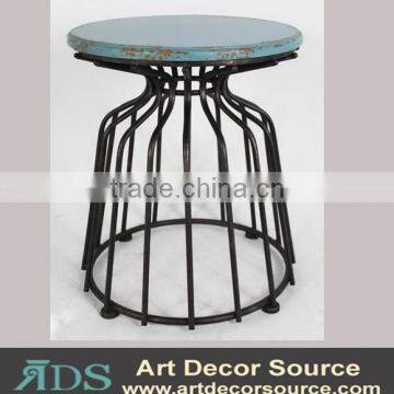 vintage industrial metal stools