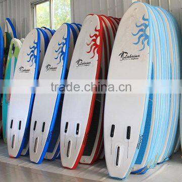 Surfboards Type Bamboo Veneer SUP Paddle Board With EVA Deck Pad Epoxy Stand Up Paddle Board photo-2