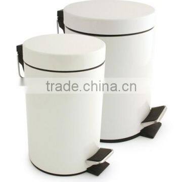 Galvanized Metal Waste Bin Garbage Container