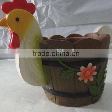 Colorful Garden Balcony Fiberglass Animal Shape Planters Pot photo-3