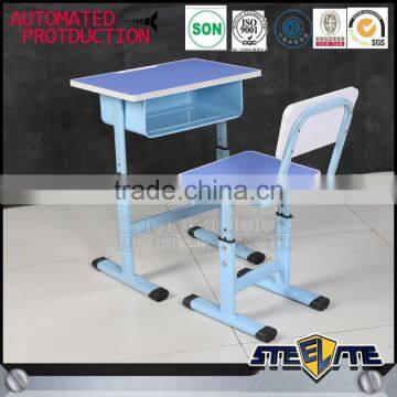 Primary School Classroom Furniture Table Children Height Adjustable Student Learning Desk Chair Set