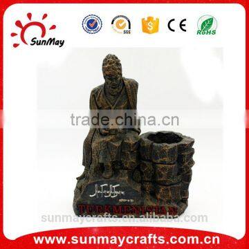 Wholesale custom resin TURKMENISTAN statue souvenir for sale