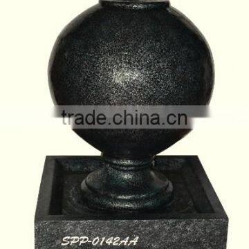 new design decor water fountain india ornaments black garden fountain india