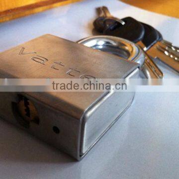 Stainless Steel Armored Square Padlock Iron Padlocks photo-3