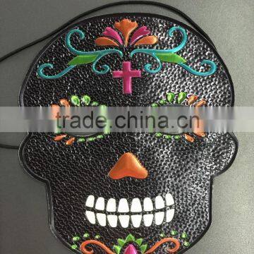 2016 Trending Products Day Of The Dead Fancy Items Party Mask By Pu Leather Fabri photo-4