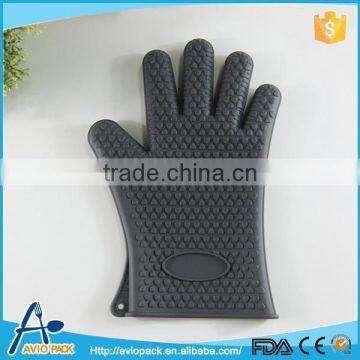 Wholesale Heat Resistant Silicone Gloves for BBQ, Baking, Cooking photo-3