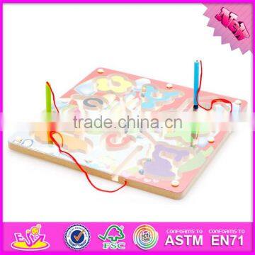 2017 New Product Kids Educational Toy Wooden Magnetic Maze Puzzles W11H017 photo-6