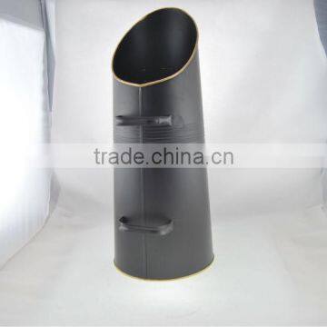 Household Big Galvanized Coal Bucket With Wood Handle photo-5