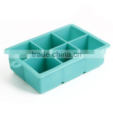 CBU19 Easy Release Silicone Ice Cube Tray Mold With 6 Small Cell photo-5