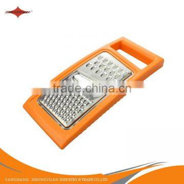 ZY-B11593 2 in 1 Stainless Steel Microplane Zester Grater With Plastic Handle photo-6