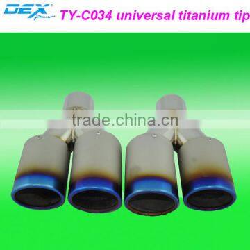 Car Universal Titanum Exhaust Tips Muffler photo-3