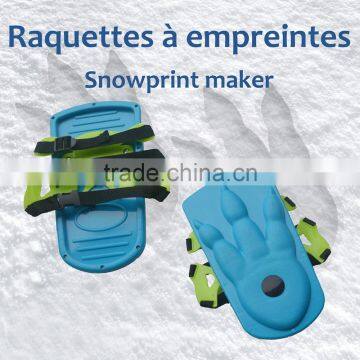 Dinosaur Claw Print Snow Shoes Tracks Kids Dinosaur Footprints in the Snow With Strap Kids Winter Snow Shoes Dinosaur TracksSand photo-4