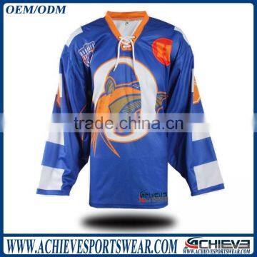 Sublimation Printing Unique Ice Hockey Jerseys