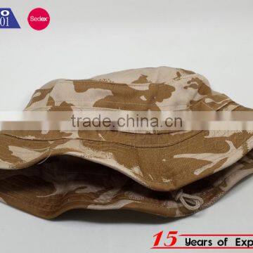 camo bucket hat with string