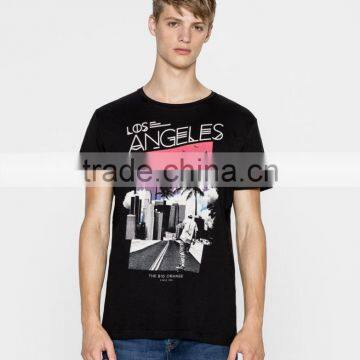 100% Cotton T-Shirt Fashion Design Pattern Printed Mens Tops Blouse Man Printing T-shirt photo-3