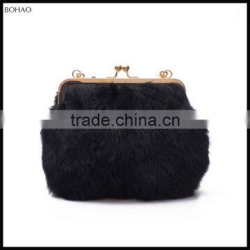Charming Ladies Handbag Pretty Single Shoulder Fur Bag
