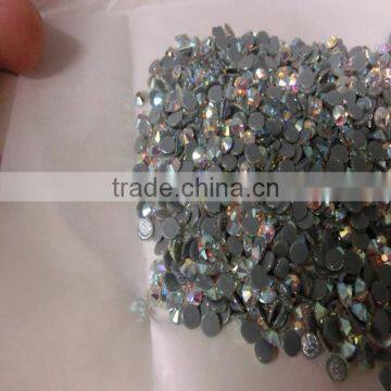 Pujiang factory price wholesale foiled back Hot Fix Rhinestone for garment accessories