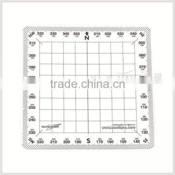 Kearing Brand Flexible Aviation Square Ruler for Pilot and Flight Student photo-6