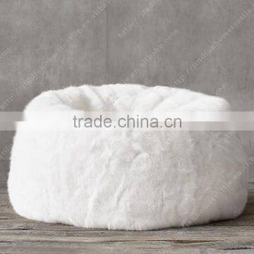 Faux Fur Chair Big Sofa Bed Adult Bean Bag 1 Chair Lounger