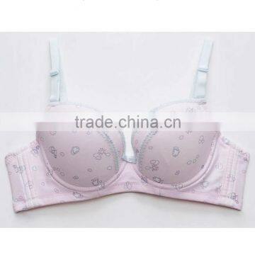 Young girl underware strap elastic lace bra