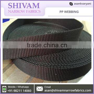 Multi Color Easy To Operate PP Webbing From CE Certified Company