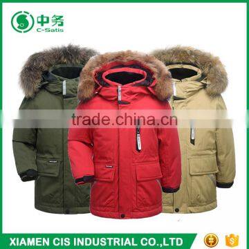 2017 European Fashion Child Winter Down Coat