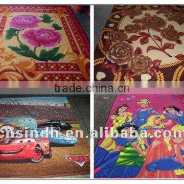 100% Polyester Plain Fleece Blanket