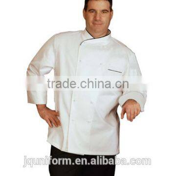 China High Quality White Black Men's Chef Uniforms, Kitchen Uniforms , Cooking Uniforms photo-3
