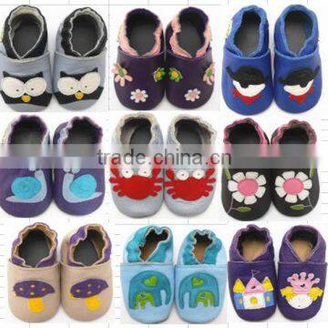 2017 Latest Leather Baby Shoes