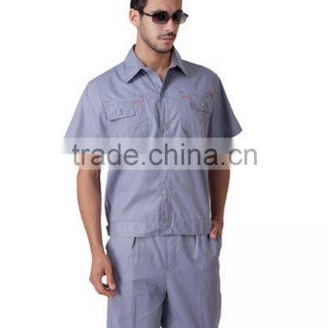 Summer Mechanic Men's Poly Cotton Twill Fabric Work Uniform photo-2