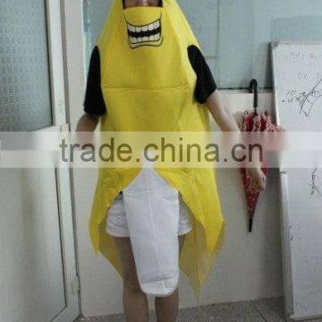 Walson Clothes Apparel Banana Costume Fancy Dress Outfit Men Women Unisex Funny Stag Yellow Fruit Party photo-2