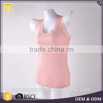 Skin-friendly women lace vest fancy sexy girl camisole