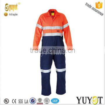anti oil anti static fire retardant reflective safety coverall