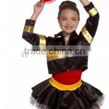 2014- -teen firefighters dance jazz costume suit- dashing girl firefighters dance wear -child&adult--dashing kid dancedwear