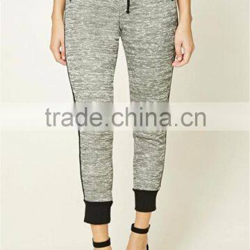 New Design High Quality Custom Spring Fashion Plain Dyed Narrow Bottom Pants photo-5