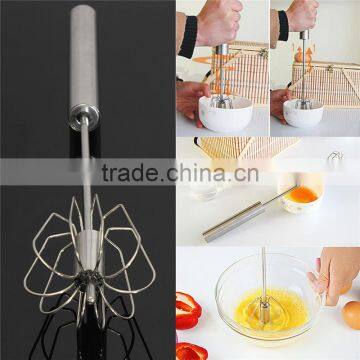 Best Sale Convenient Durable Stainless Steel Turbo Handheld Hand Whisk Whips Mies Cream Eggs Salad Dressings Home Kitchen photo-2