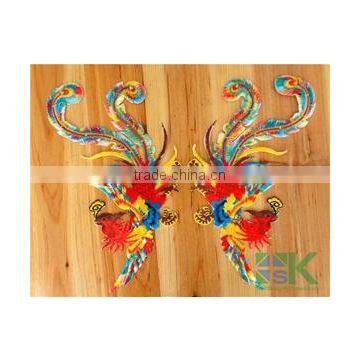 DIY Pathches Phoenix Sew on Iron On Patches For Clothing Garment Felt Badge Appliques DIY Accessory photo-4
